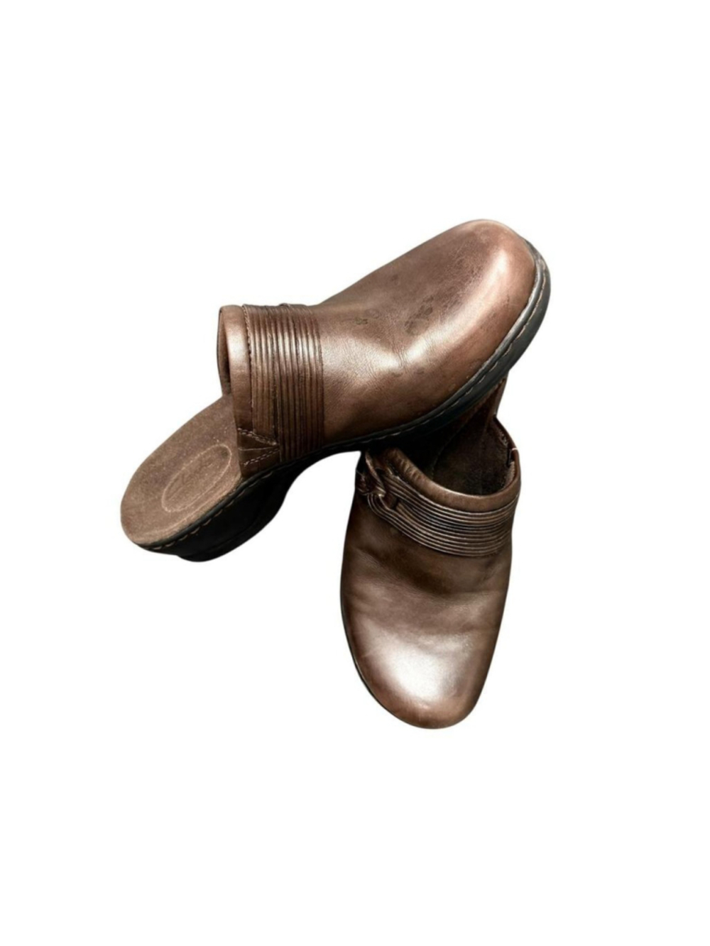 VINTAGE CLARKS BENDABLES LEATHER MULES 

The ultimate "cool teacher" or "ar
